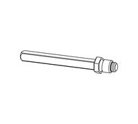 ECO Stylo de changement de rouleau carré 8 mm pour bouton de porte/bouton de porte Filetage M12 9 x 120 mm Acier galvanisé