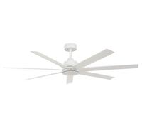 Ventilateur de plafond DC Atlanta Blanc 142 cm avec LED Blanc
