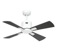 Éco Ventilateur plafond Télécommande DC Fan Smart NEO 92cm Blanc Wenge Argent