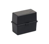 Ecoblack Bac à fiches 4,90 x 8,80 x 7,70 cm - Noir