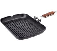 Ecochef Titanium poêle à griller - adapté à l'induction - 1 pièce - 34 x 24 cm - aluminium forgé