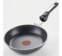 ECODE® Poêle à Frire de 20 cms, Indicateur Démarrage Cuisson, Empilable, Induction, lave-vaisselle, Saisie parfaite, Revêtement intérieur anti-adhésif NO PFOA, Cuison Saine, Manche Extraible Securit