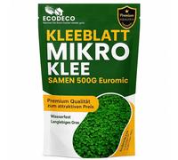 EcoDeco microtrèfle Pipolina, semenes C/1, gazon trèfle à petites feuilles pour pelouse décorative et durable