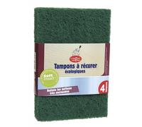 Ecodis La Droguerie Ecologique by Roughen éponges pour les surfaces sales (4 pcs)