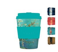 Ecoffee Cup Van Gogh 350ml (12oz) Gobelet Réutilisable - À Base de Plantes, Sans BPA, Léger, Compatible Lave-Vaisselle & Micro-ondes - Almond Blossom