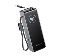EcoFlow Batterie Externe 25000mAh 170W, avec câble de 67cm et écran TFT | avec sangle de transport intégrée de 100W, 1 port USB-C+1 port USB-A, technologie de sécurité X-Guard, portable