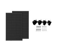 EcoFlow Panneau solaire rigide 2 × 100 W kit de montage 1ECOS331MF