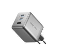 EcoFlow Rapid Pro Chargeur USB-C 100W GaN, avec Protection X-Guard, 3 Ports | 3 ports , 2 ports USB-C,1 port USB-A, chargeur GaN, recharge rapide, pour MacBook, iPhone 12 à 17, séries Galaxy