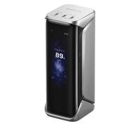 EcoFlow Rapid Pro X (27650 mAh, 140 W, 99.54 Wh), Chargeur de secours, Noir, Argent