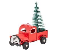 EcoGleam Décoration de Noël vintage en métal, pendentif (camion)
