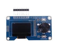 EcoGleam Écran OLED avec module tournant 0,96" pour projets de bricolage | EcoGleam Écran OLED 1,3/0,96" I2C avec bouton rotatif, boutons de confirmation arrière, pour projets de bricolage