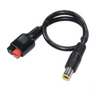 EcoLivzen Pôle d'alimentation 30 A vers connecteur mâle CC 8 mm 30 A vers | Noyau en cuivre pur 16 AWG, faible résistance, transfert de courant élevé, charge sûre, construction