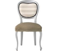 ECOMMERC3 2 Housses de Chaise bi-élastiques en Jacquard adaptables, Respirantes et Protection Totale, 2 Housses de Chaise Couleur Lin, Installation Facile, 100% Fabrication espagnole