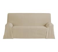 ECOMMERC3 Couvre-lit Multifonction léger et élégant pour canapé ou lit 230 x 260 cm Beige
