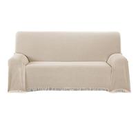 ECOMMERC3 Couvre-lit Multifonction, Toucher Extra Doux, 230 x 260 cm, pour canapé ou lit Beige