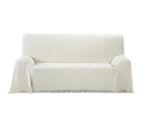 ECOMMERC3 Couvre-lit Multifonction, Toucher Extra Doux, Couleur écru, 180 x 260 cm, Ecru