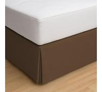 ECOMMERC3 Drap-Housse de canapé 100% fabriqué en Espagne pour lit de 90 x 190/200 cm Marron Ajustement antidérapant et Respirant