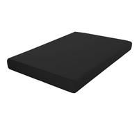 ECOMMERC3 Drap-Housse Extra Doux et Confortable pour lit de 105 cm - Couleur : Noir, fabriqué en Espagne, réglable, Facile à Laver et résistant