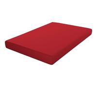 ECOMMERC3 Drap-Housse Extra Doux et Confortable pour lit de 200 cm, fabriqué en Espagne, réglable, Facile à Laver et résistant Rouge