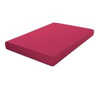 ECOMMERC3 Drap-Housse Extra Doux et Confortable pour lit de 90 cm, Couleur Cerise, fabriqué en Espagne, réglable, Facile à Laver et résistant