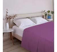ECOMMERC3 Drap-Housse Extra Doux et Confortable pour lit de 90 cm, Couleur Lilas fabriqué en Espagne, Respirant, Facile d'entretien