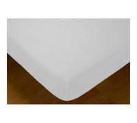 ECOMMERC3 Drap-Housse pour lit de 135 cm - Drap-Housse Couleur Blanc Douceur, résistance et Confection 100% fabriquée en Espagne