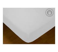 ECOMMERC3 Drap-Housse pour lit de 90 cm - Drap-Housse Couleur Blanc Douceur, résistance et Confection 100% fabriquée en Espagne