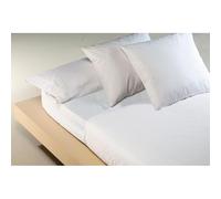 ECOMMERC3 Drap Plat pour lit de 90 cm - Drap Plat Couleur Blanc Doux, résistant et Facile d'entretien