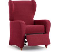 ECOMMERC3 Housse bi-élastique pour Fauteuil de Relaxation Super élastique - Housse de Fauteuil de Relaxation Couleur Bordeaux Adaptable, Respirante et Facile à Installer avec des mousses de Fixation