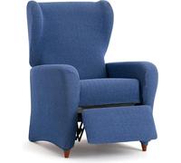 ECOMMERC3 Housse bi-élastique pour Fauteuil de Relaxation Super élastique - Housse de Fauteuil de Relaxation Couleur Bleue Adaptable, Respirante et Facile à Installer avec des mousses de Fixation et
