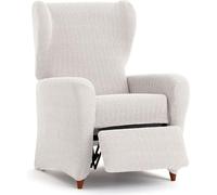 ECOMMERC3 Housse bi-élastique pour Fauteuil de Relaxation Super élastique - Housse de Fauteuil de Relaxation Couleur écru, Adaptable, Respirante et Facile à Installer avec des mousses de Fixation et