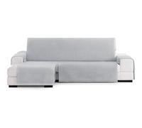 ECOMMERC3 Housse de canapé d'angle réglable et Polyvalente avec élastiques pour canapé d'angle Gauche/Droite - Couleur écru/Gris - Protection Totale