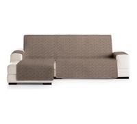ECOMMERC3 Housse de canapé d'angle Standard Gauche, Ajustement Polyvalent et Facile à Installer - Housse de canapé Longue Droite, Couleur Marron, idéale pour Protection partielle et Utilisation avec