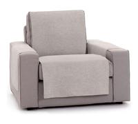 ECOMMERC3 Housse de canapé Universelle et Polyvalente 1 Place - Housse de Chaise Couleur Lin Protecteur Facile à Installer pour Dossier, siège et accoudoirs