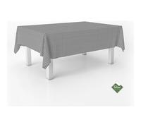 ECOMMERC3 Nappe Anti-Taches Vichy pour Table rectangulaire Taille 100 x 140 cm - Nappe Vichy au Toucher Extra Douce et imperméable, Couleur Gris foncé