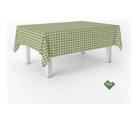 ECOMMERC3 Nappe Anti-Taches Vichy pour Table rectangulaire Taille 140 x 140 cm - Nappe Vichy Toucher Extra Douce et imperméable, Couleur Pistache