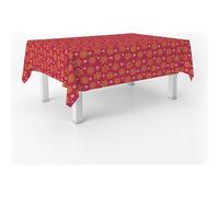 ECOMMERC3 Nappe de Noël Toile cirée Lavable rectangulaire 220x140 Christmas | Pour la table de Noël rallongée, anti-taches, protège des rayures et de l'humidité, fabriquée en Espagne