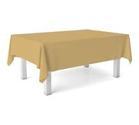ECOMMERC3 Nappe en Toile cirée Taille 250 x 140 cm, Anti-Taches - Nappe en Toile cirée 100% fabriquée en Espagne, ne Traverse Pas de liquides, Jaune Moutarde