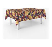 ECOMMERC3 Nappe Toile cirée Anti-Taches Lavable carrée 140x140 cm Fruits | Pour la table carrée, lavable, sans machine ni repassage, corps ferme qui ne s'enroule pas