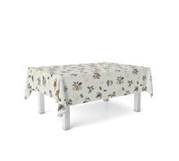 ECOMMERC3 Nappe Toile cirée Anti-Taches Lavable Ronde 140 cm Mushroom | Pour la table ronde, anti-taches, protège des rayures et de l'humidité, bords bien finis