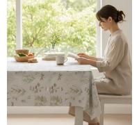 ECOMMERC3 Nappe Toile cirée Lavable carrée 140x140 cm Nice Multicolore | Pour la table carrée, anti-taches, protège des rayures et de l'humidité, bords bien finis