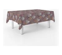 ECOMMERC3 Nappe Toile cirée Lavable rectangulaire 220x140 cm Duero Lilas | Pour les maisons avec des enfants à table, lavable, sans machine ni fer à repasser, 90 % PVC et 10 % polypropylène