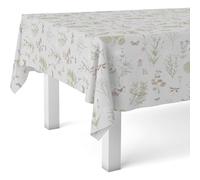 ECOMMERC3 Nappe Toile cirée Lavable rectangulaire 240x140 Nice Multicolore | Pour les repas de famille qui durent, motif méditerranéen, imperméable, s'essuie d'un chiffon humide