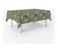 ECOMMERC3 Nappe Toile cirée Lavable rectangulaire 250x140 cm Duero Vert | Pour la grande tablée de la salle à manger, lavable, sans machine ni fer à repasser, 90 % PVC et 10 % polypropylène