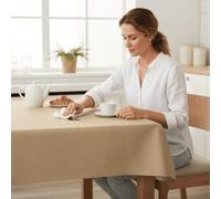 ECOMMERC3 Protège Table sous Nappe Taille 360 x 140 cm Coleur Chameau, rectangulaire antidérapant, Antichoc et imperméable, 100% fabriqué en Espagne