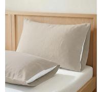 ECOMMERC3 Taies Oreiller 45x70 cm Lot de 2 100% Coton | Lin | coton pur au toucher doux et naturel - lavable en machine - fibre naturelle - résistant - Qualité espagnole