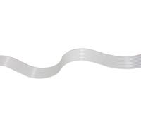 econ connect 28AWG9RM1 Câble en nappe Pas: 1 mm 9 x 0.08 mm² gris 30.50 m