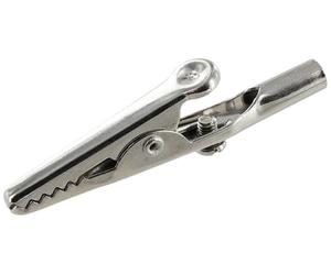 econ connect AK40M Pince crocodile argent Plage de serrage max.: 10 mm Bulk