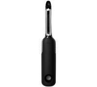 OXO Good Grips – Éplucheur à tomates et peaux fines dentelé en inox – Noir