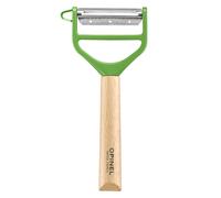 Opinel Éplucheur T-DUO – Manche en bois de hêtre, double lame inox – Vert
